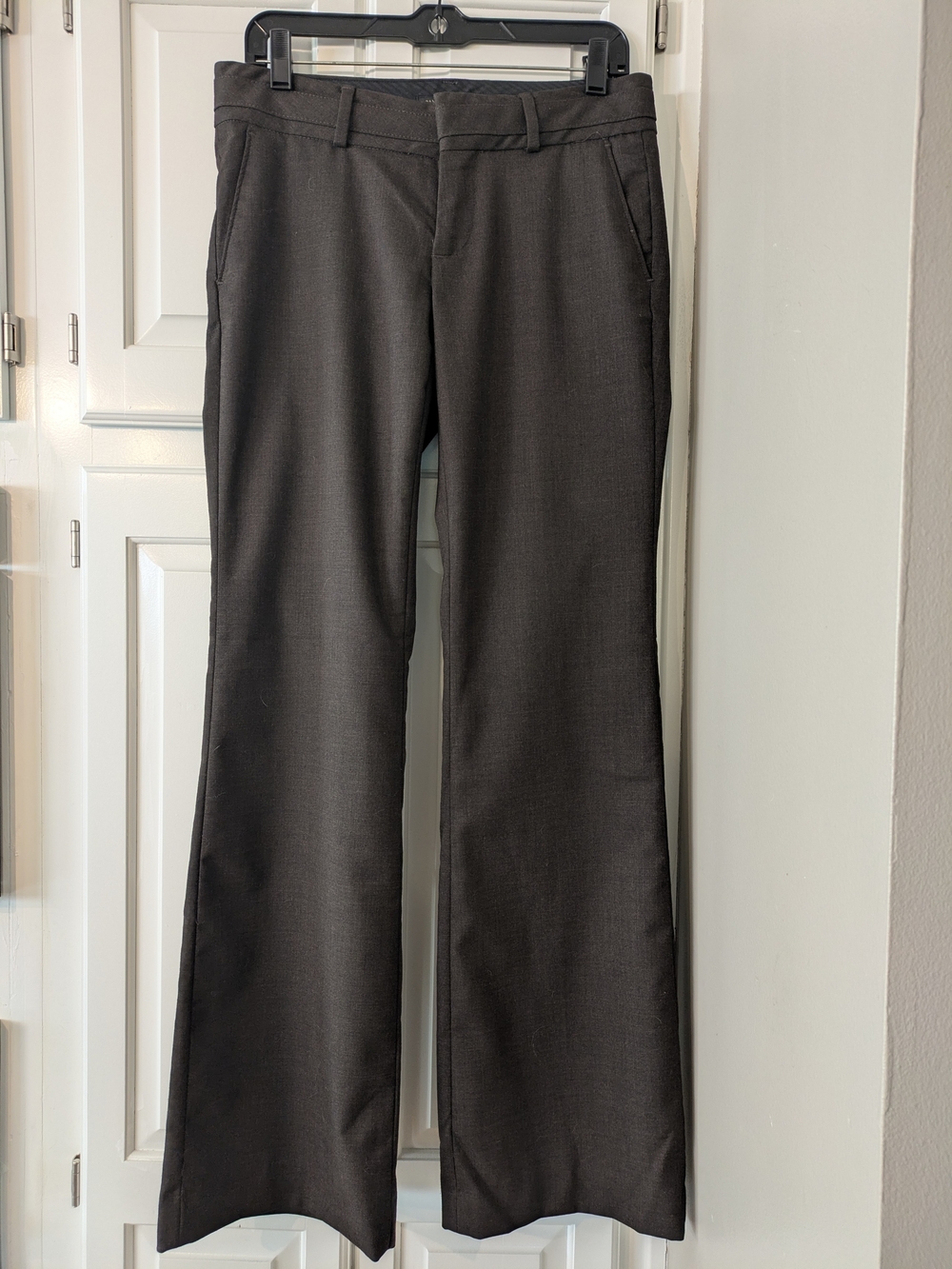 Banana Republic Rayan Brown Wool Lined Trousers Sz 4 R